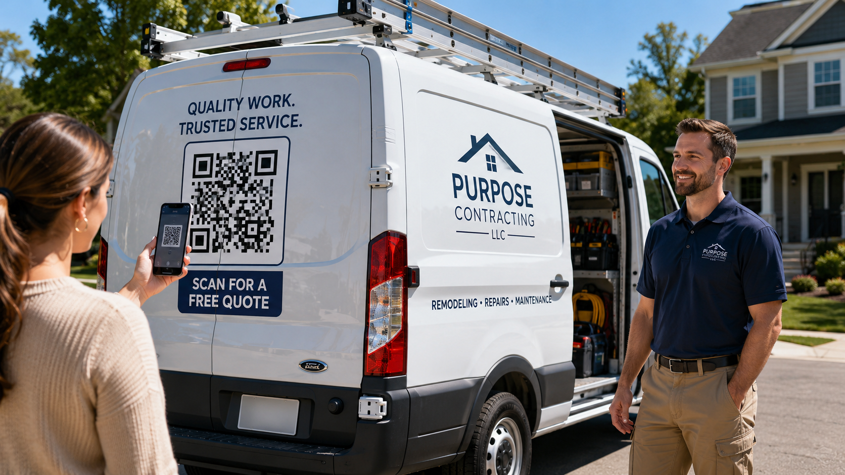 Marketing: How to Turn Your Work Van Into a Lead Generation Machine (QR Code + Digital Card Strategy) - TradePass Blog