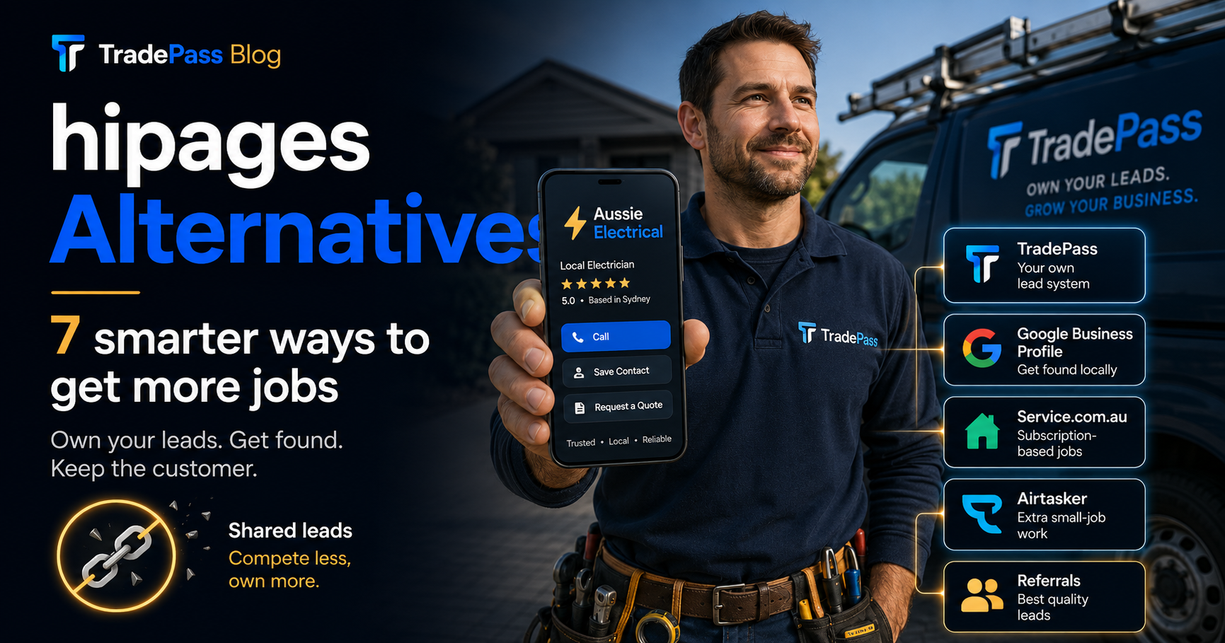 Lead Generation: HiPages Alternatives: 7 Better Ways to Get Trade Jobs Without Paying Per Lead - TradePass Blog