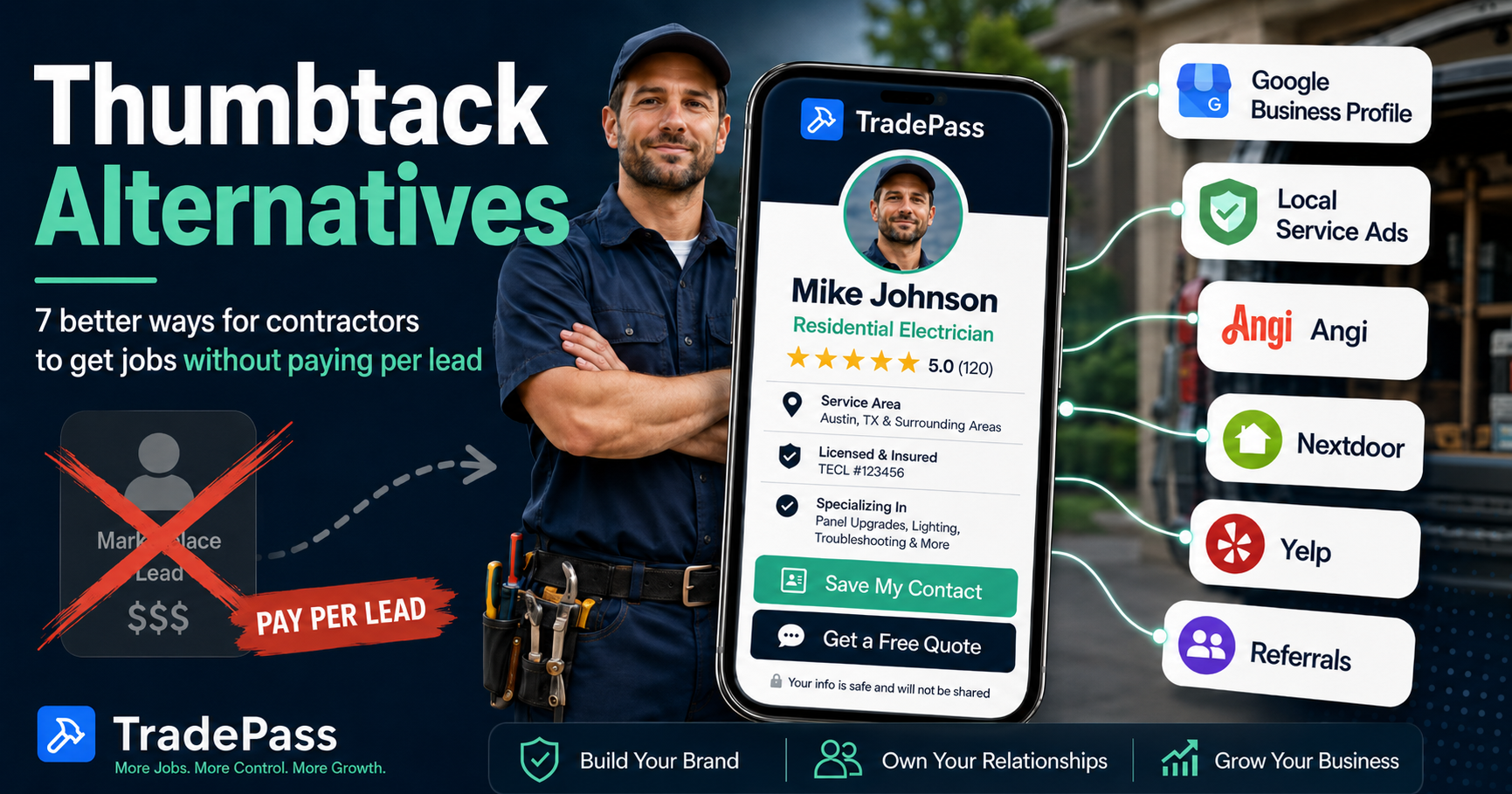 Lead Generation: Thumbtack Alternatives: 7 Better Ways to Get Contractor Jobs Without Paying Per Lead - TradePass Blog