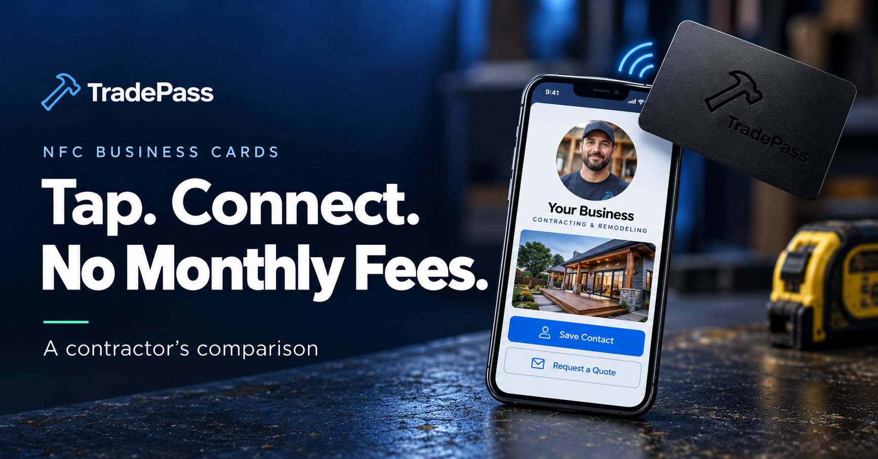 Reviews: Best NFC Business Cards Without a Subscription: A Contractor's Comparison (2026) - TradePass Blog